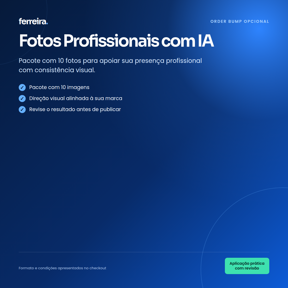 Arte do extra Fotos Profissionais com IA, pacote com 10 fotos