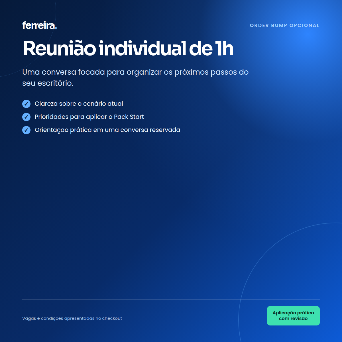 Arte do extra Reunião individual de 1h